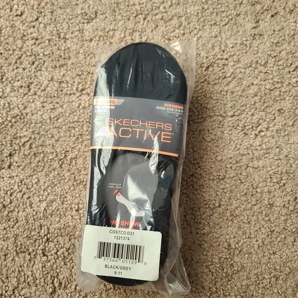 Skechers no show Liner  non slip heel grip new size 5-9.5 - Picture 1 of 5